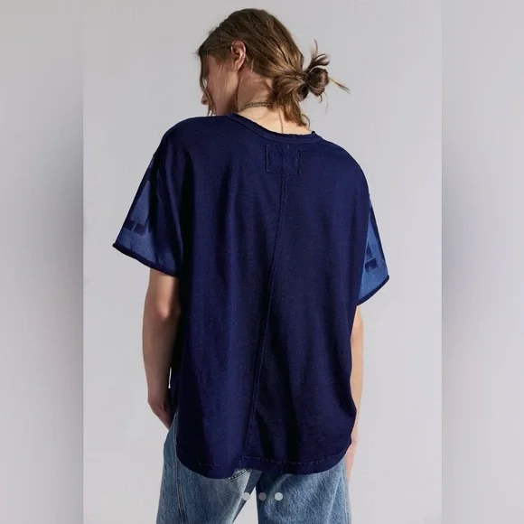 NWT Free People We The Free Laid Back Tee - Picture 3 of 6